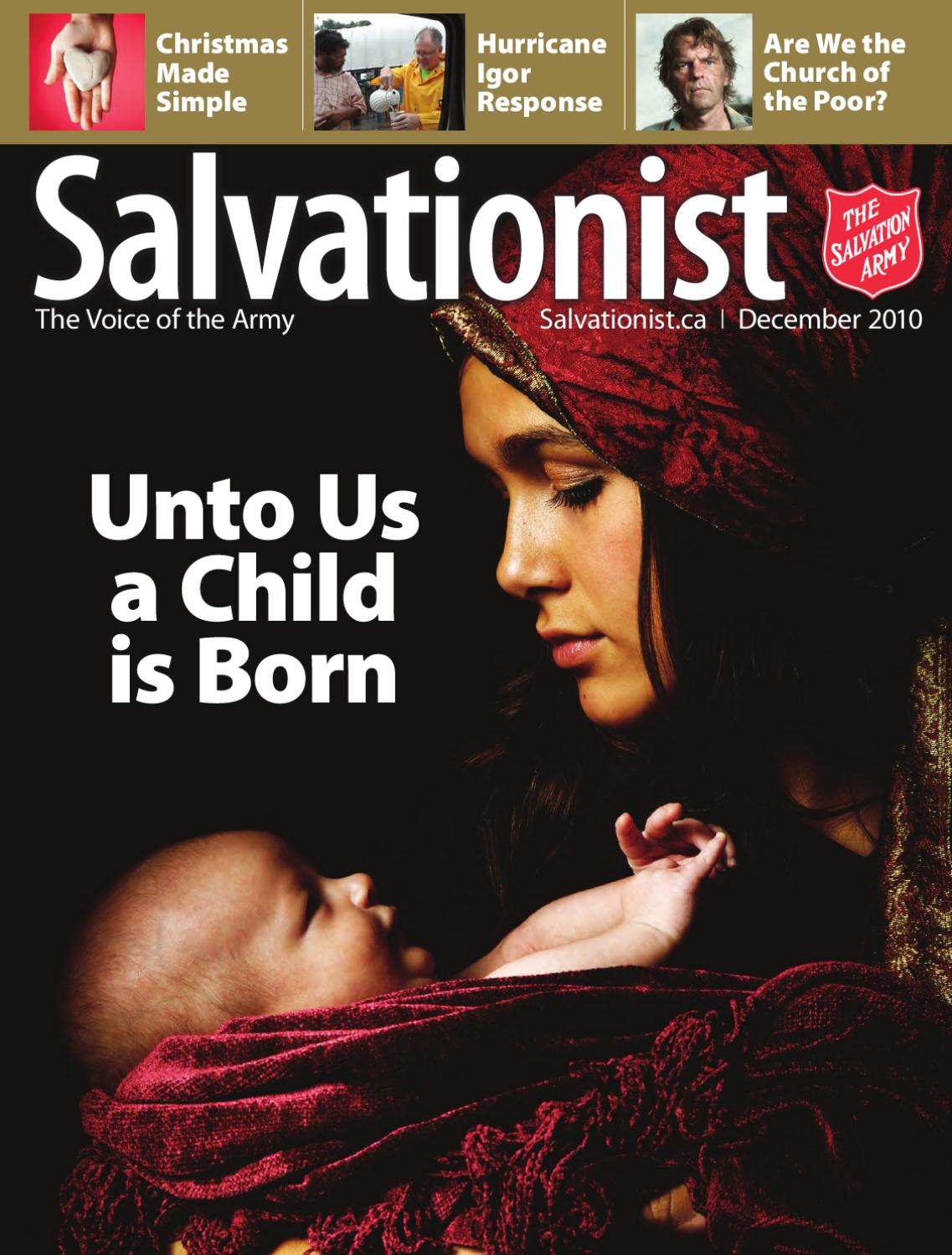 Sal 2010 12 By The Salvation Army Issuu