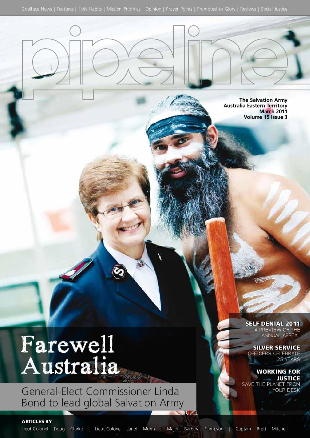 Farewell Australia by The Salvation Army - Issuu