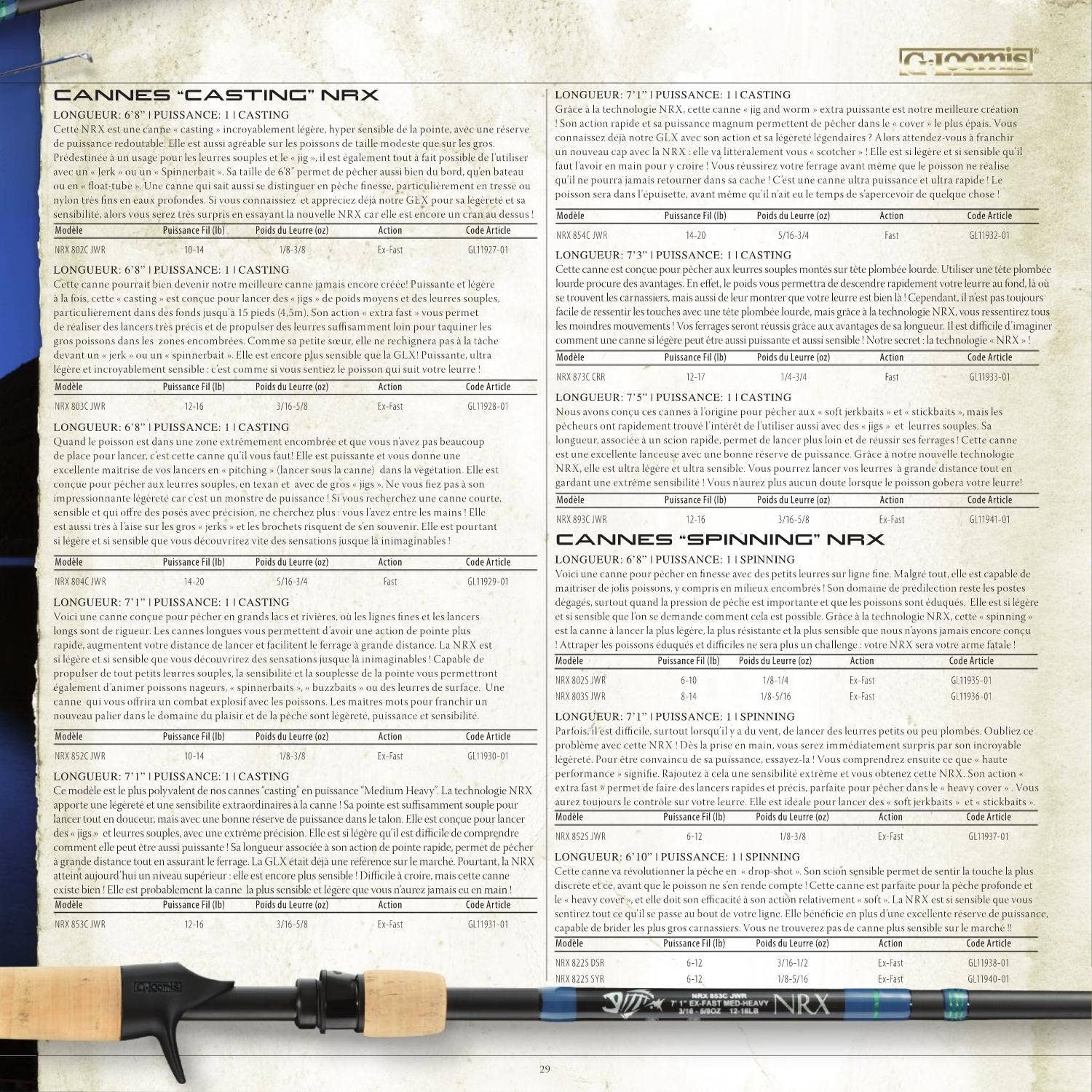G.Loomis catalogue 2011 Français by Shimano Europe BV Issuu