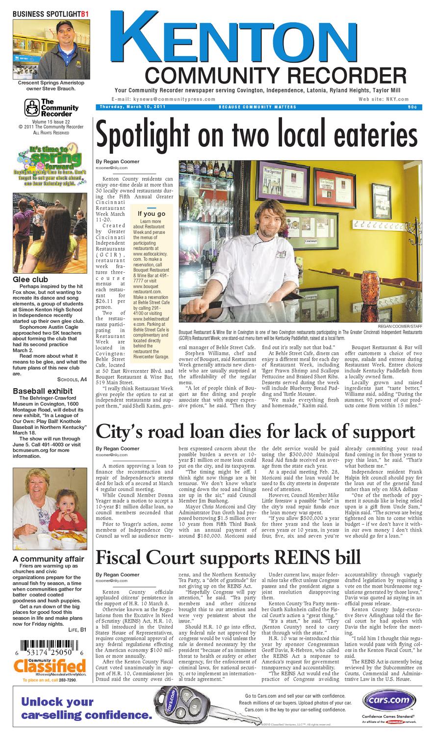 kenton-community-recorder-031011 by Enquirer Media - Issuu