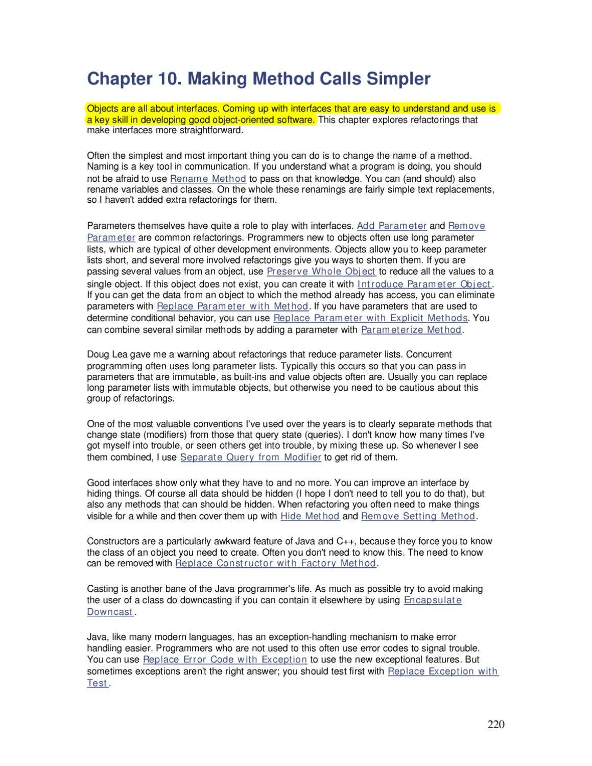refactoring_improving_the_design_of_existing_code by sefler zhou - Issuu