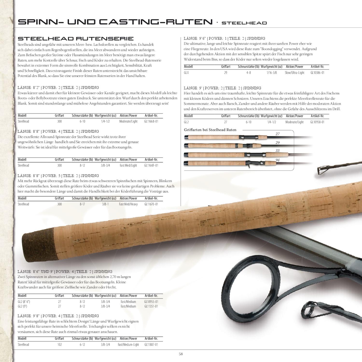 G.Loomis catalogue 2011 German by Shimano Europe BV Issuu