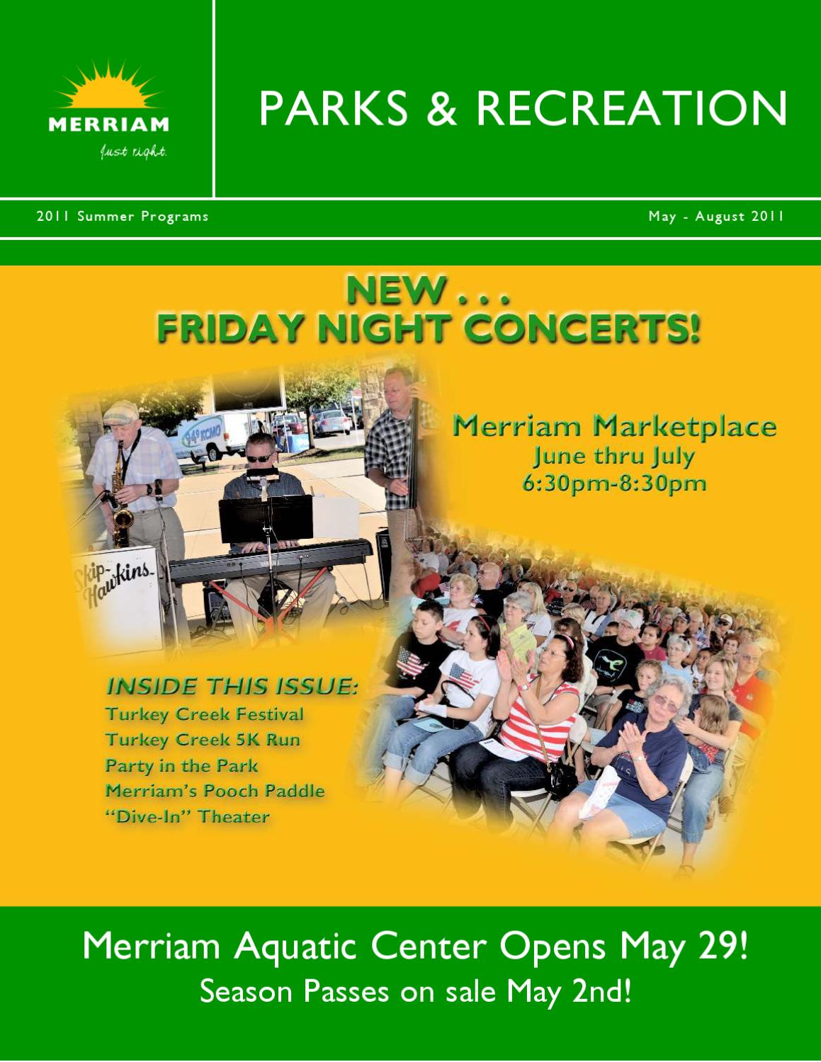 Merriam Parks & Recreation 2011 Summer Programs by City of Merriam