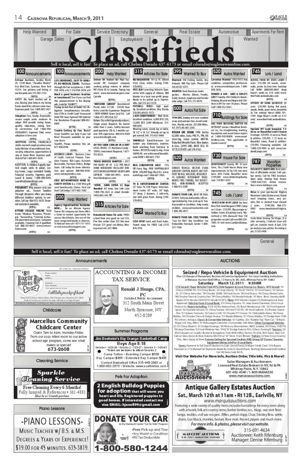Cazenovia Republican by Eagle Newspapers Issuu