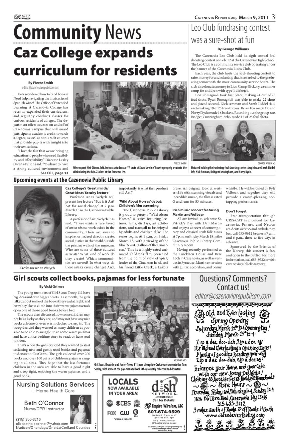 Cazenovia Republican by Eagle Newspapers Issuu