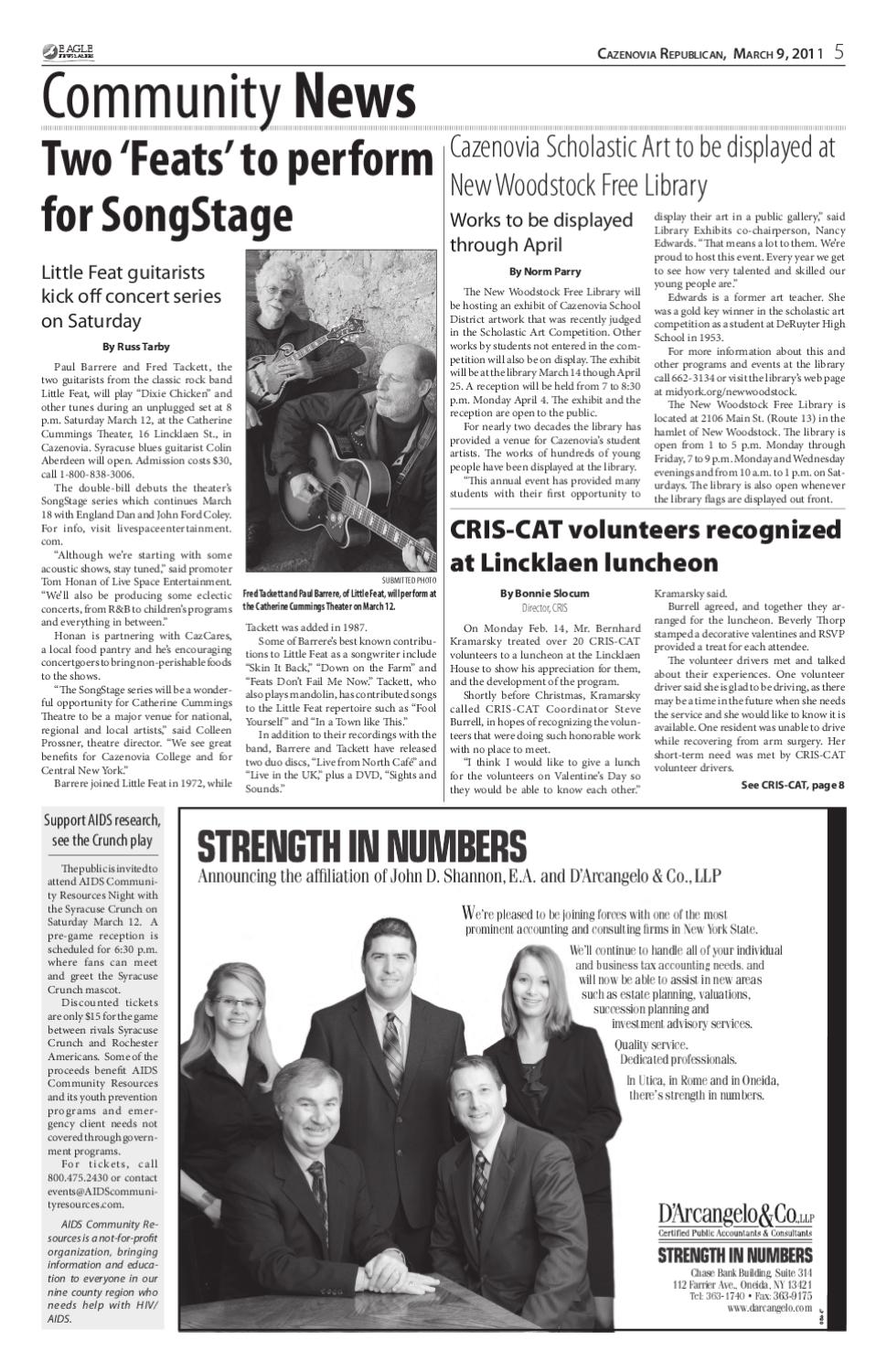 Cazenovia Republican by Eagle Newspapers Issuu