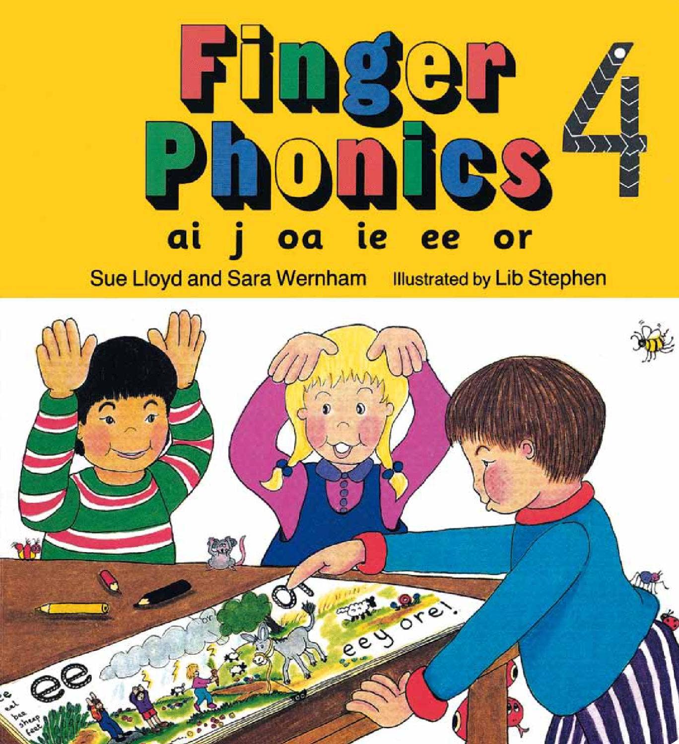 finger phonics 7冊セット　jolly phonics Finger Phonics Books 1-7: in Precursive Letters (British