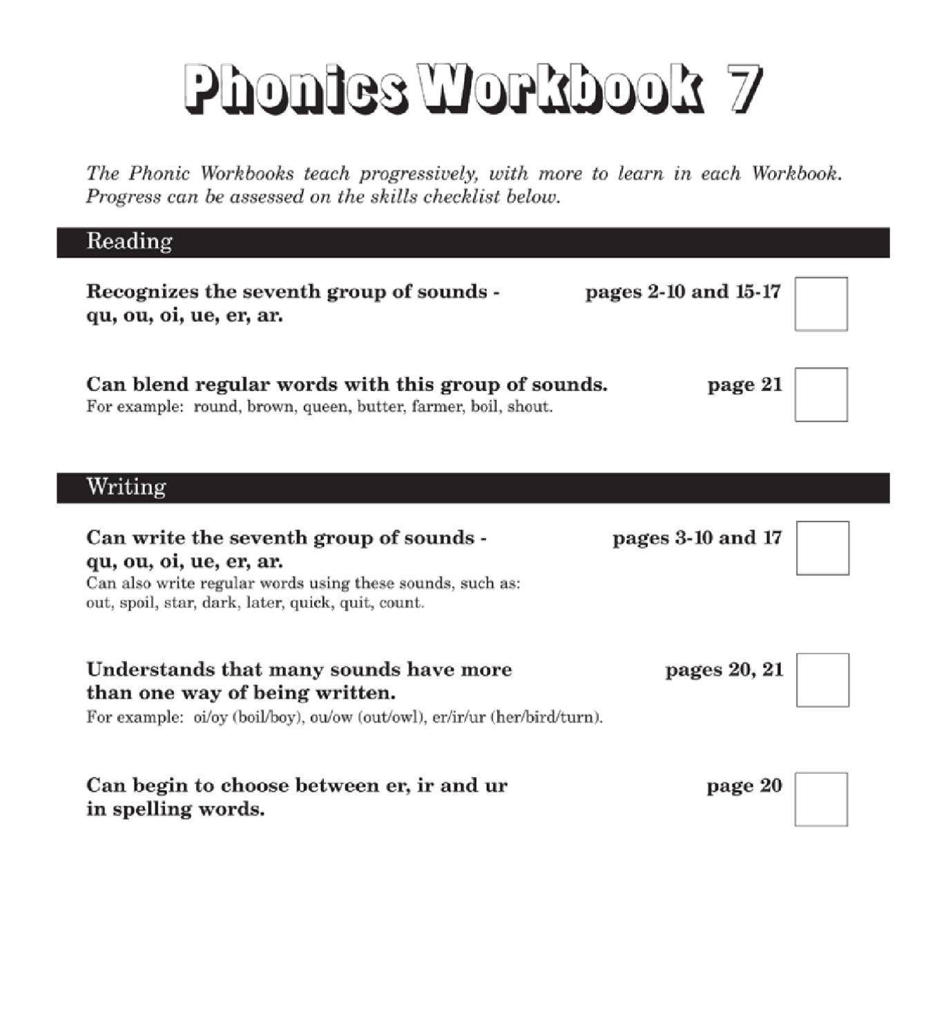 Jolly Phonics Workbook 7 by Jolly Learning Ltd - Issuu