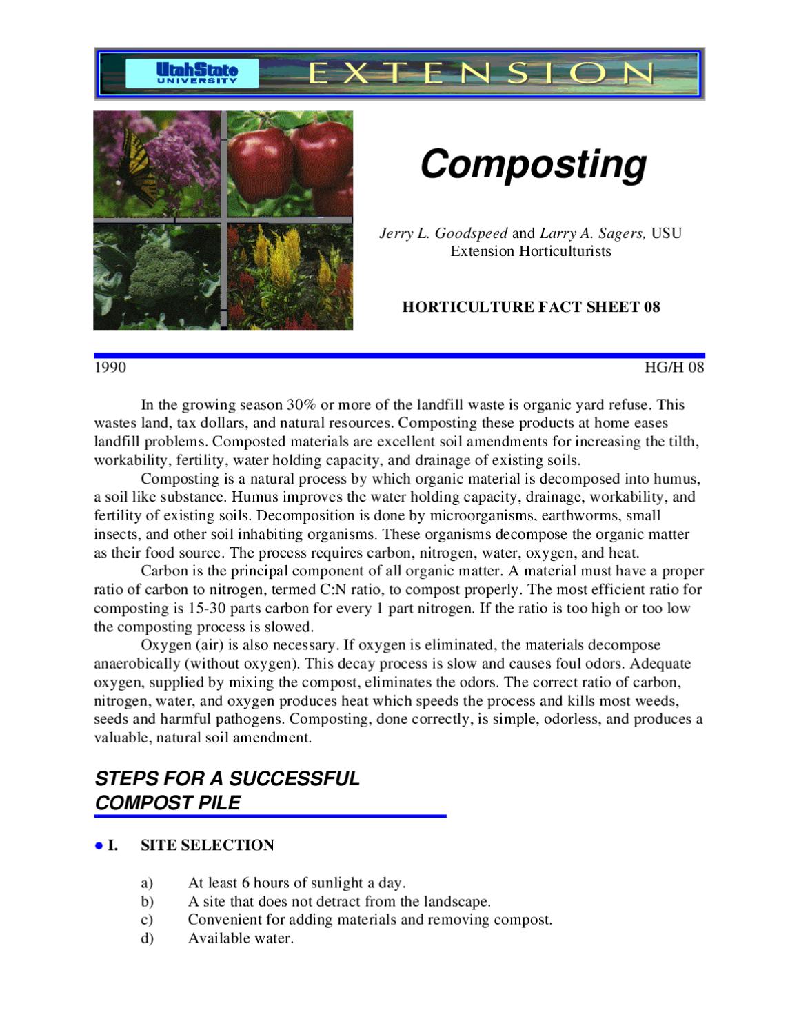 Backyard Composting by Utah State University Extension - Issuu