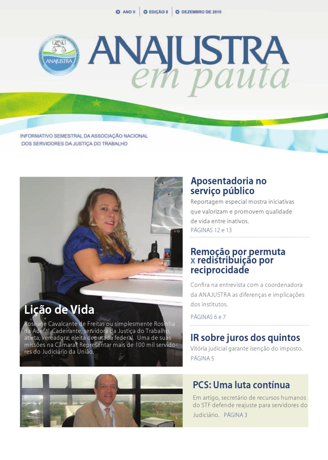 ANAJUSTRA em Pauta by ANAJUSTRA Anajustra Issuu