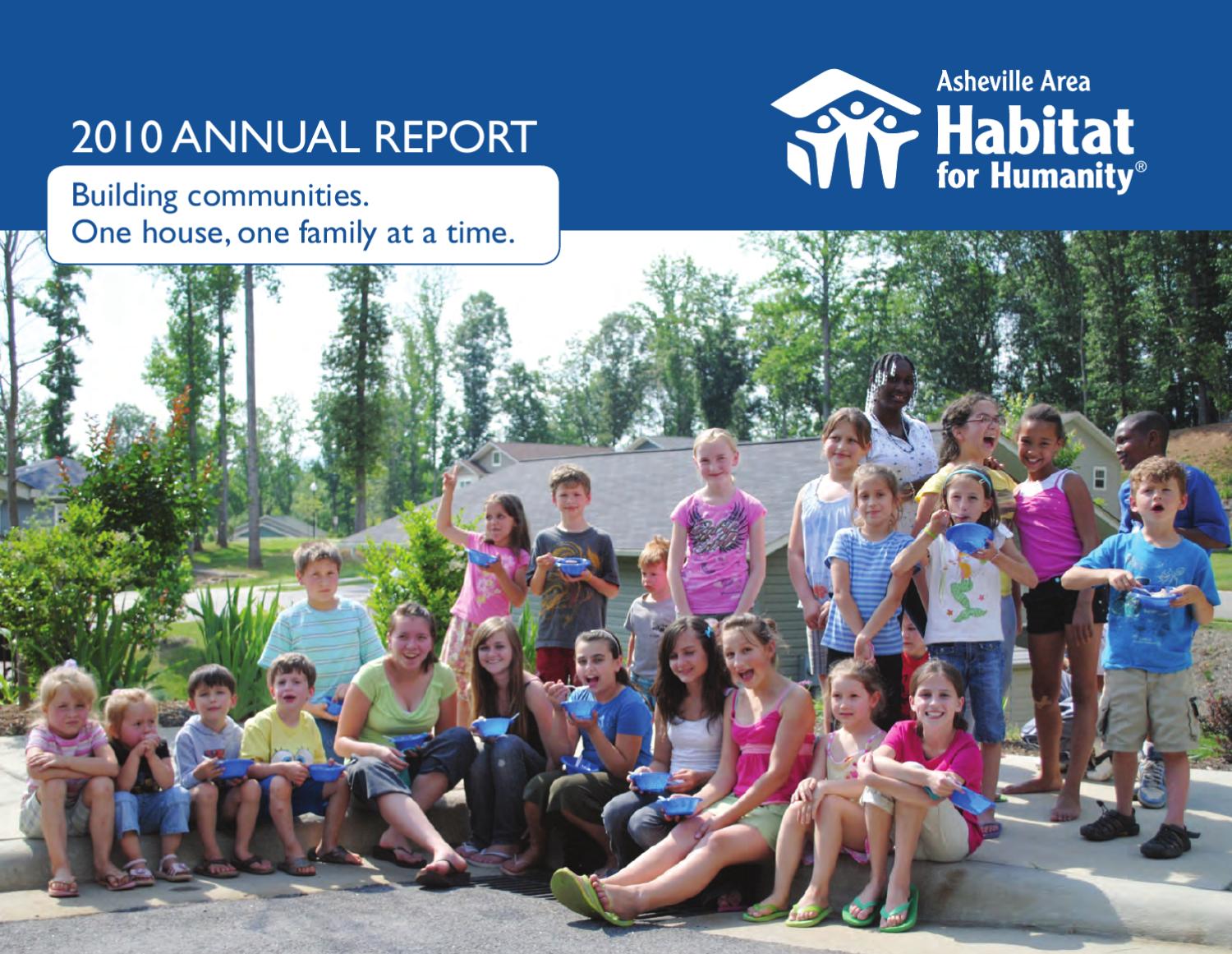 2010 Annual Report by Asheville Area Habitat for Humanity Issuu