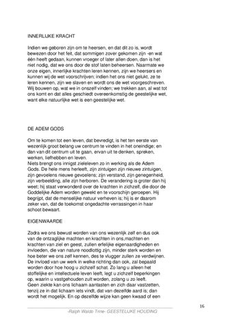 Ralph WaldoTrine- GEESTELIJKE HOUDING 第 16 页