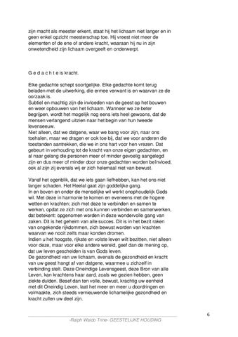 Ralph WaldoTrine- GEESTELIJKE HOUDING 第 6 页