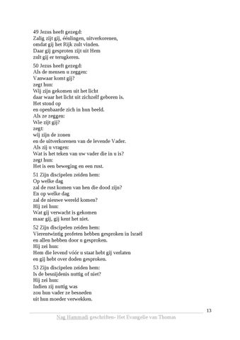 Het Evangelie van Thomas 第 13 页