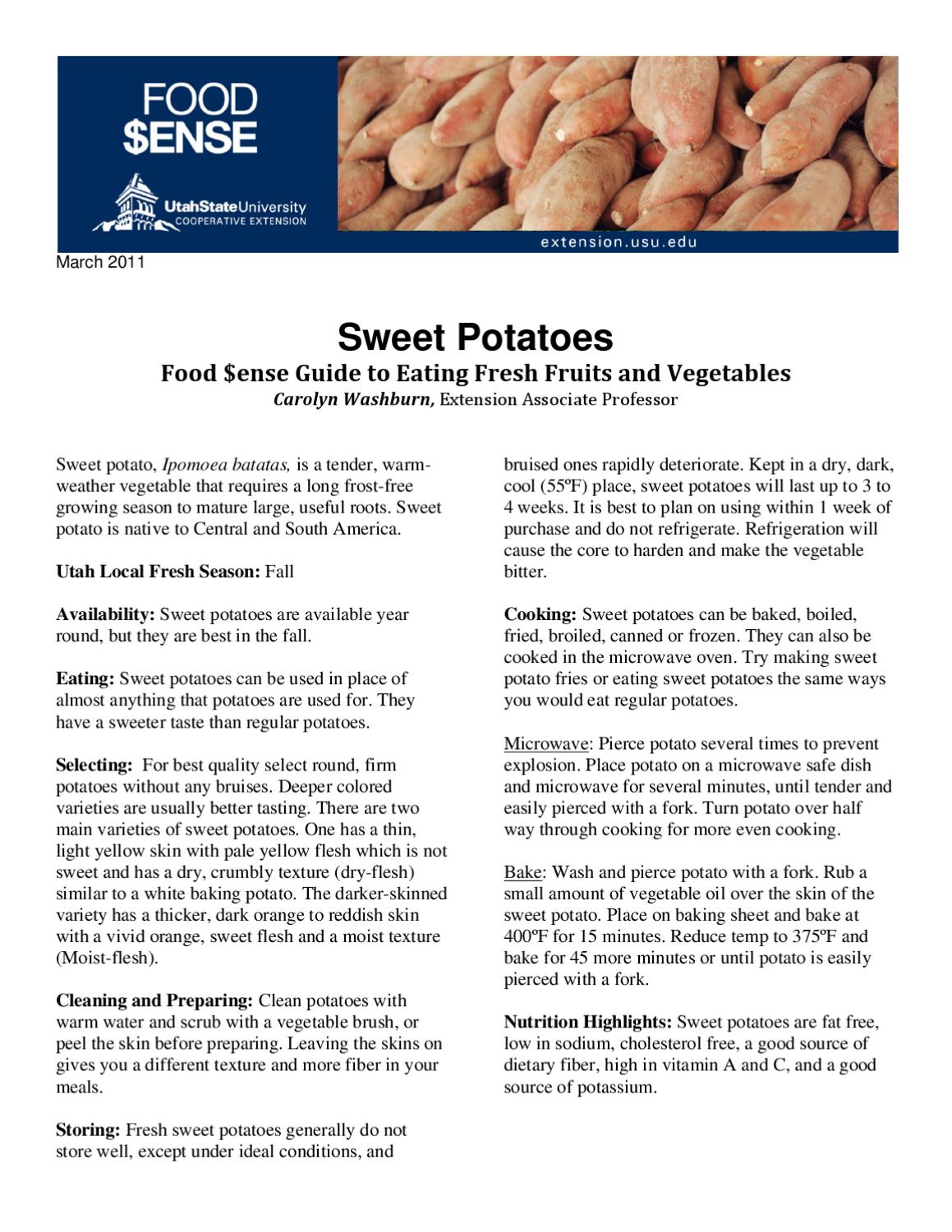 Sweet Potatoes by Utah State University Extension Issuu