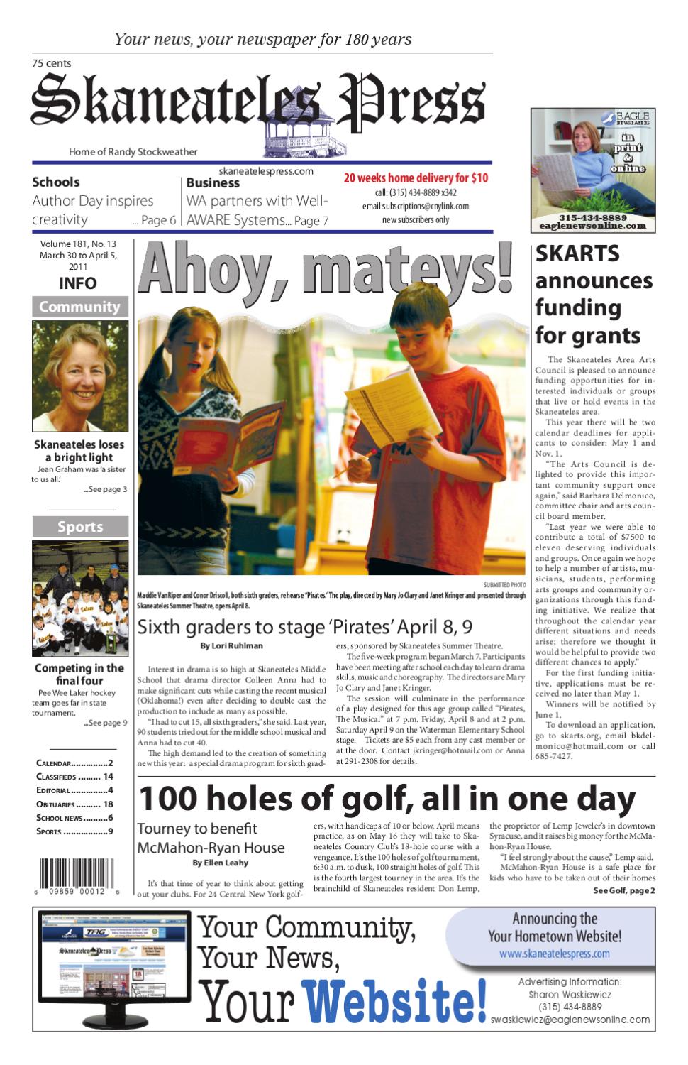 Skaneateles Press by Eagle Newspapers Issuu