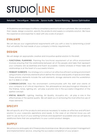 StudioLine Workplace Environments 灯饰目录 · 办公 Moves Made Easy 第 4 页