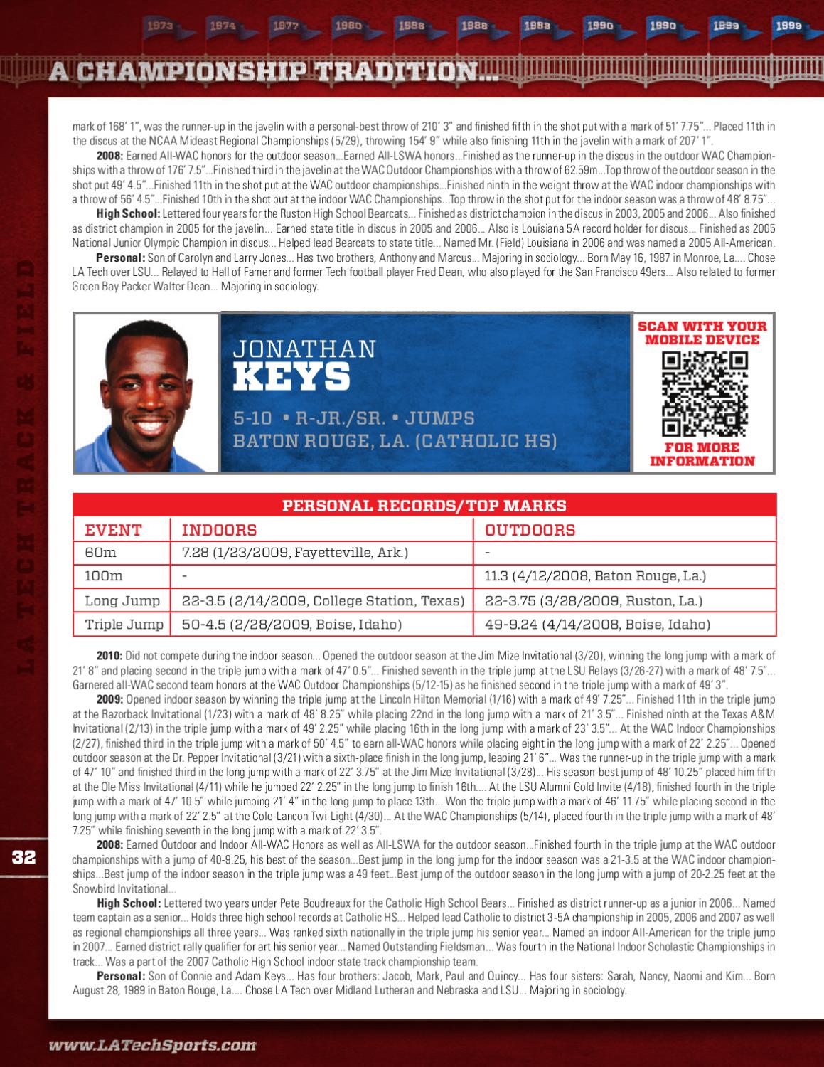 2011 Louisiana Tech Track & Field Media Guide by Louisiana Tech