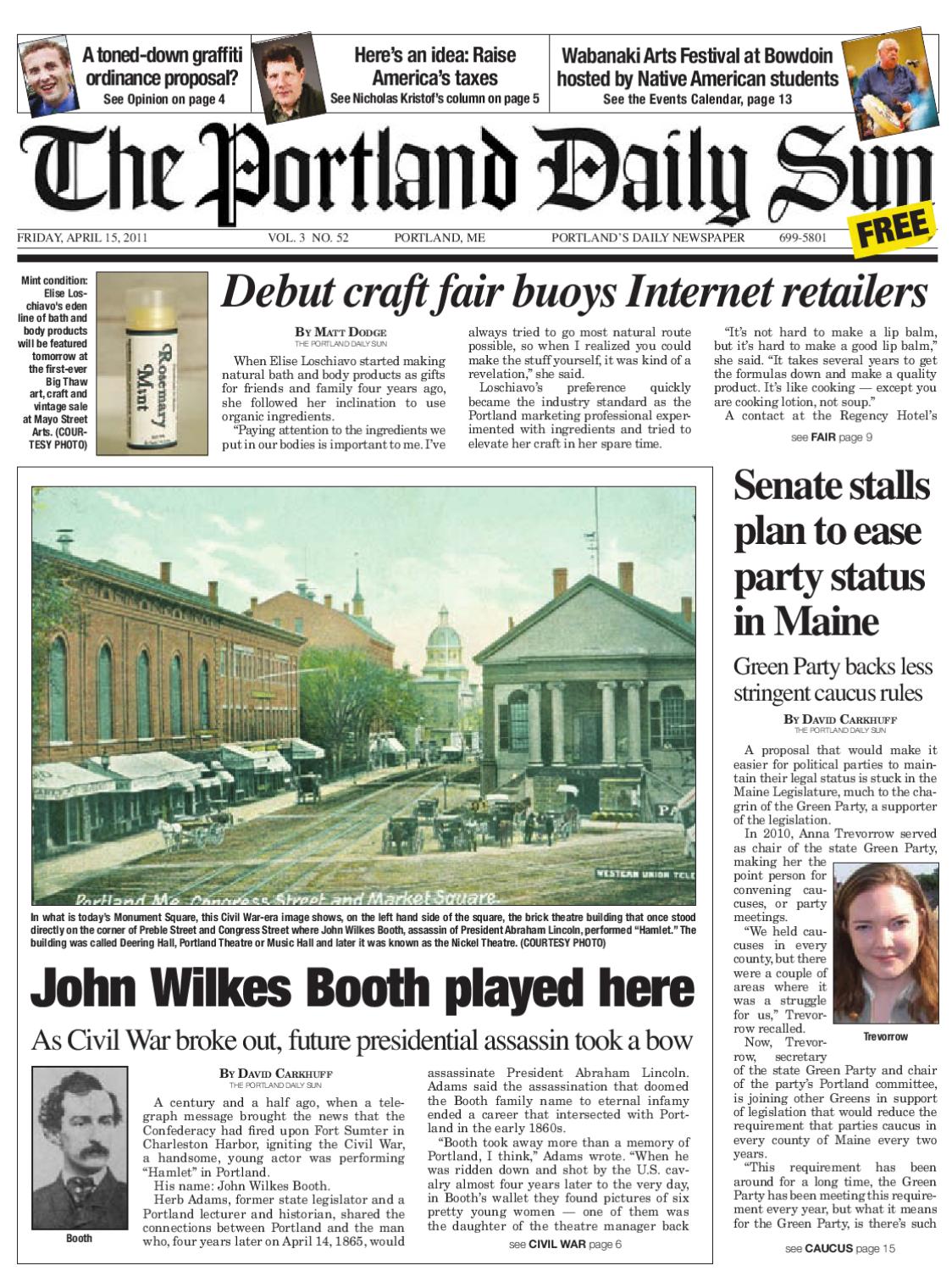 The Portland Daily Sun, Friday, April 15, 2011 by Daily Sun Issuu