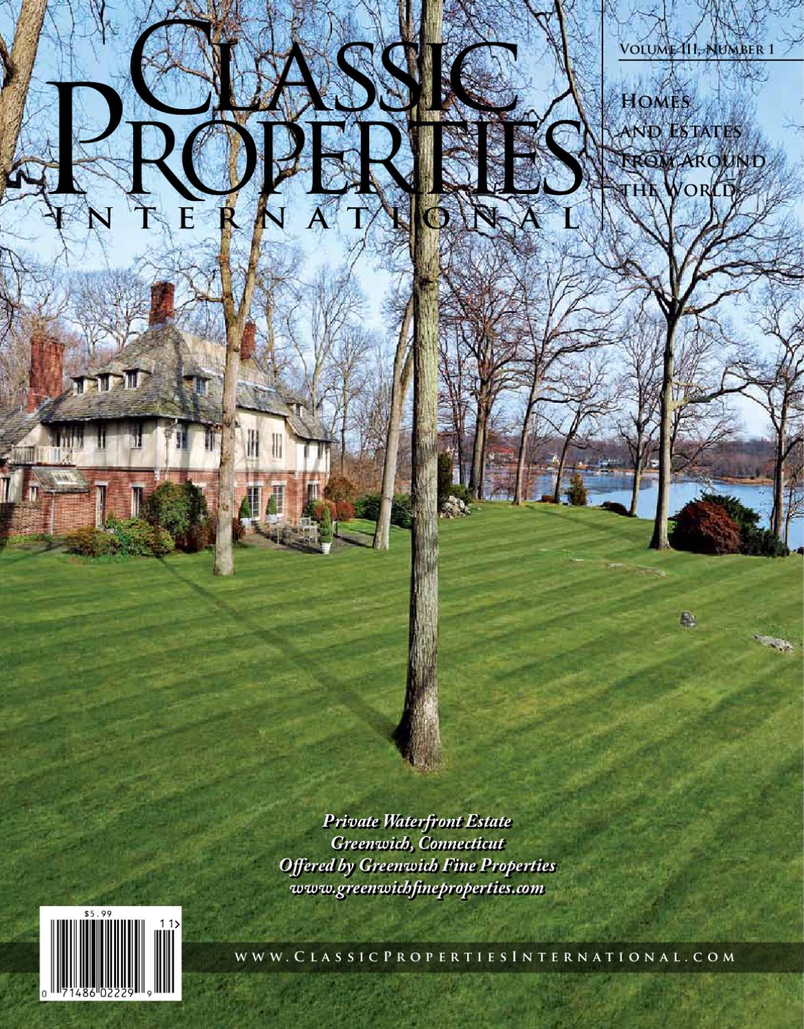 Classic Properties International Volume III, Number 1 Greenwich