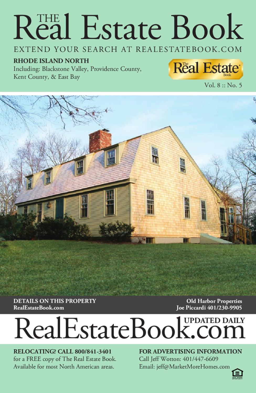 The Real Estate Book Of Rhode Island North By The Real Estate