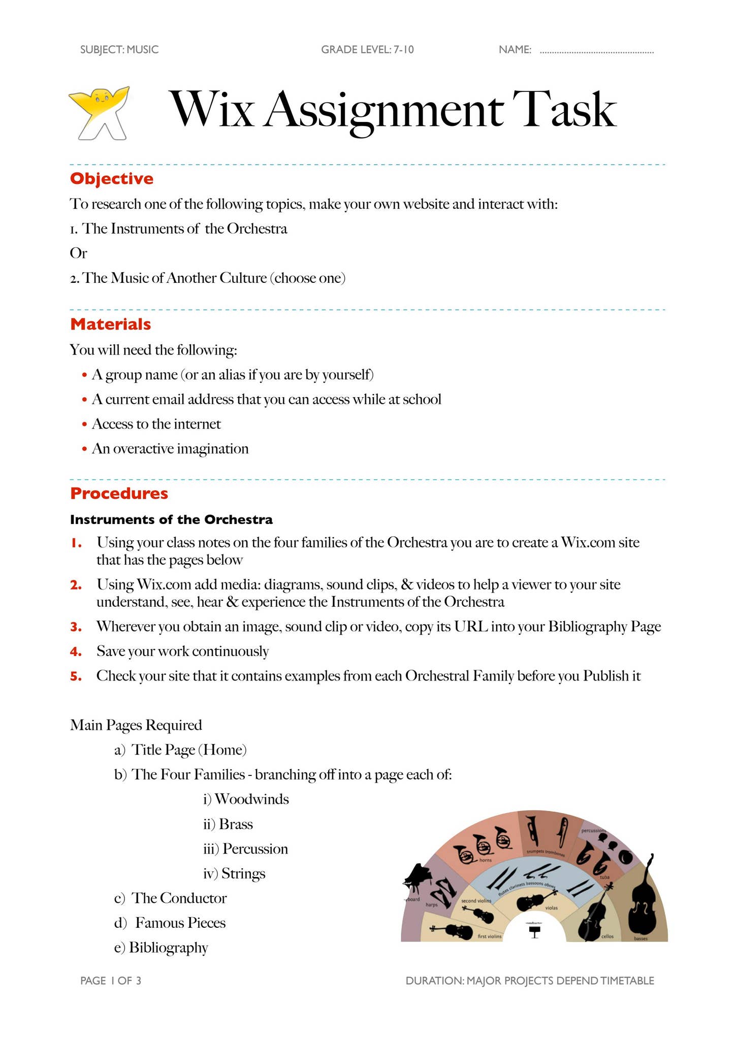 Wix Assignment Task Sheet by Samuel Wright - Issuu