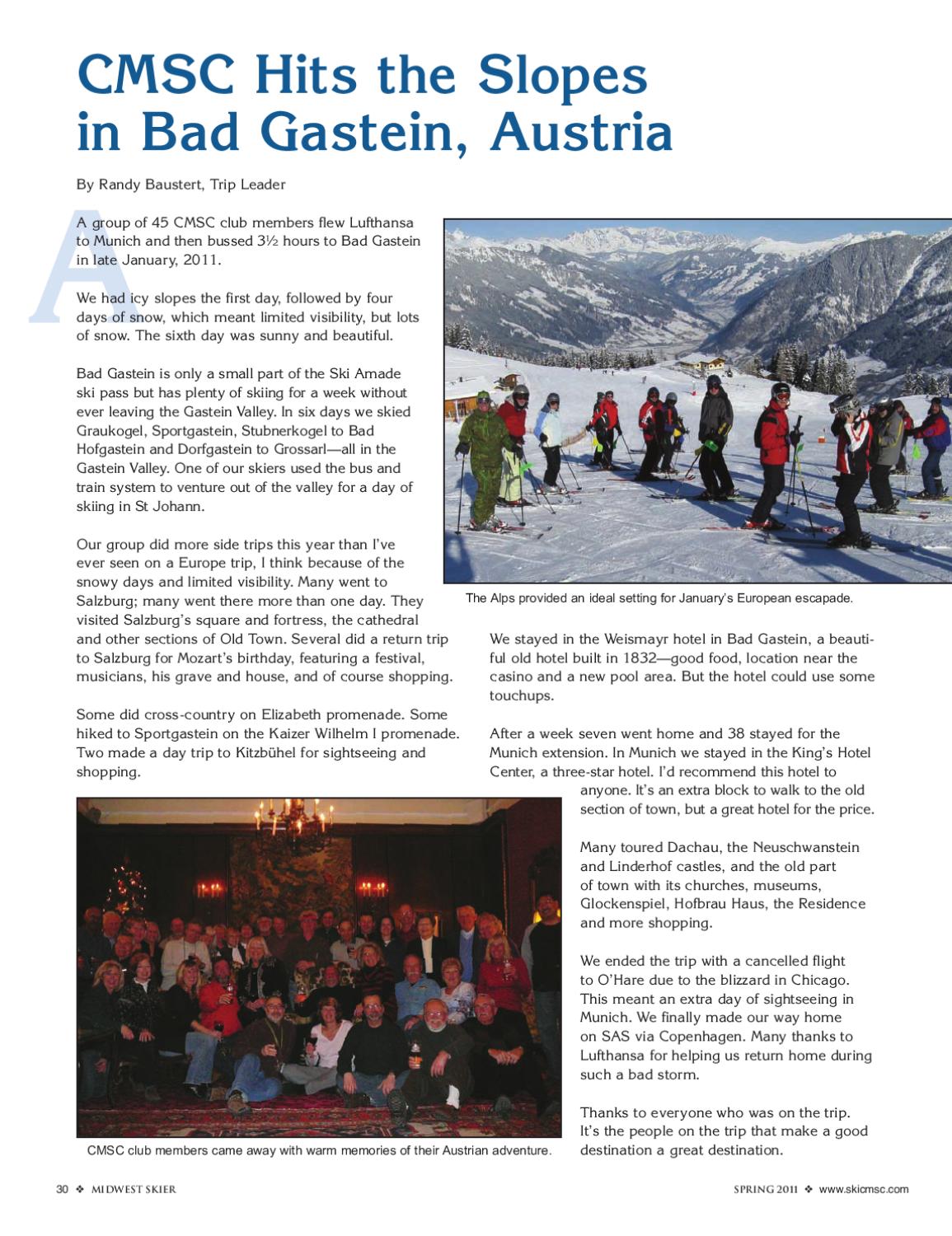 Bad Gastein By Premier Travel Media Issuu