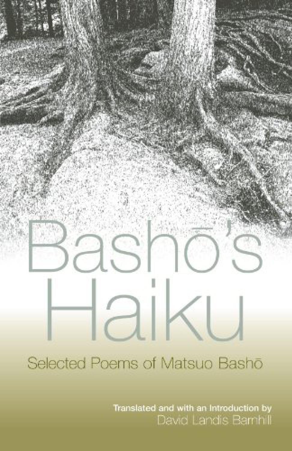 Basho's Haiku by Jeroen van Zanten - Issuu