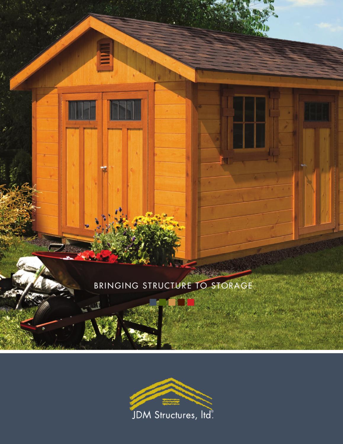 2011 JDM Structures Barn Catalog by Kleidon Issuu