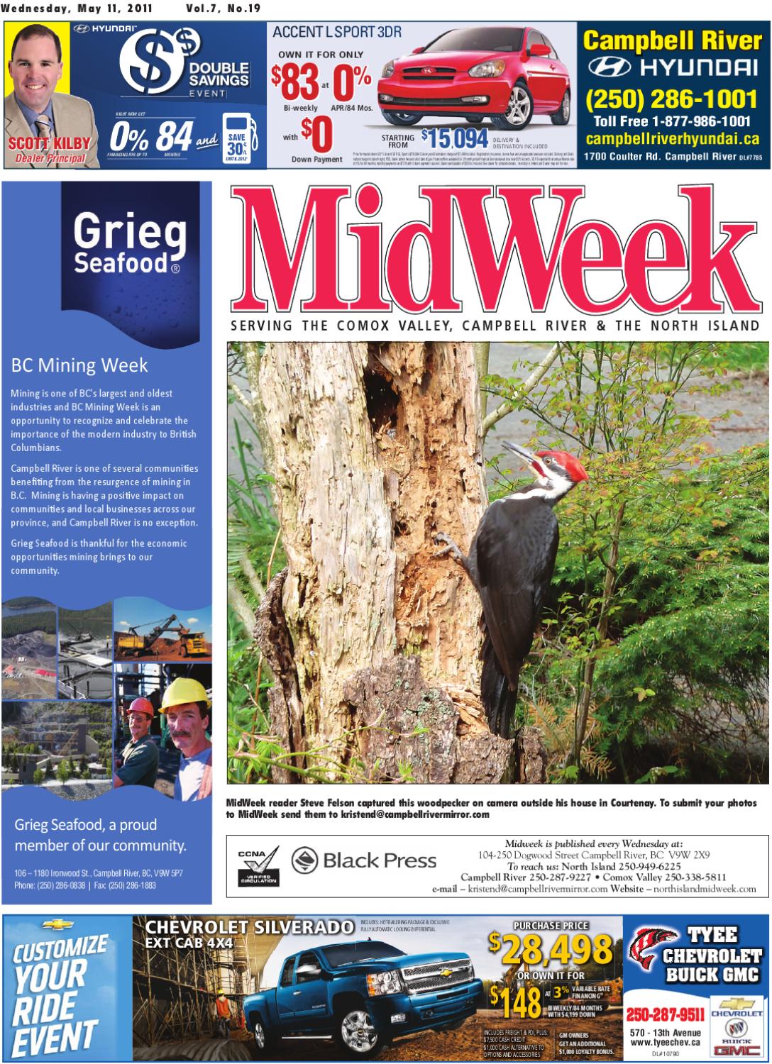 May 11, 2011 Midweek by Campbell River Mirror - Issuu