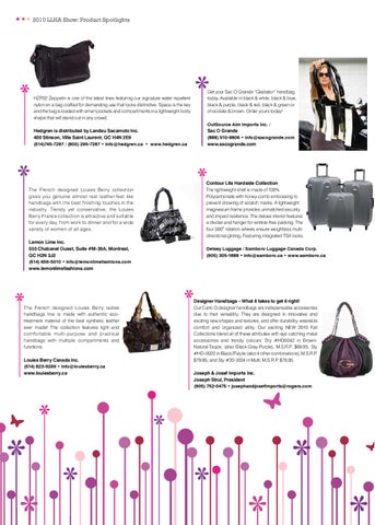 Travel Goods Fashion Accessories Summer 2010 By Mediaedge Issuu Page 22