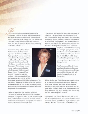 Arabian Horse Times May 2011 by Arabian Horse Times - Issuu