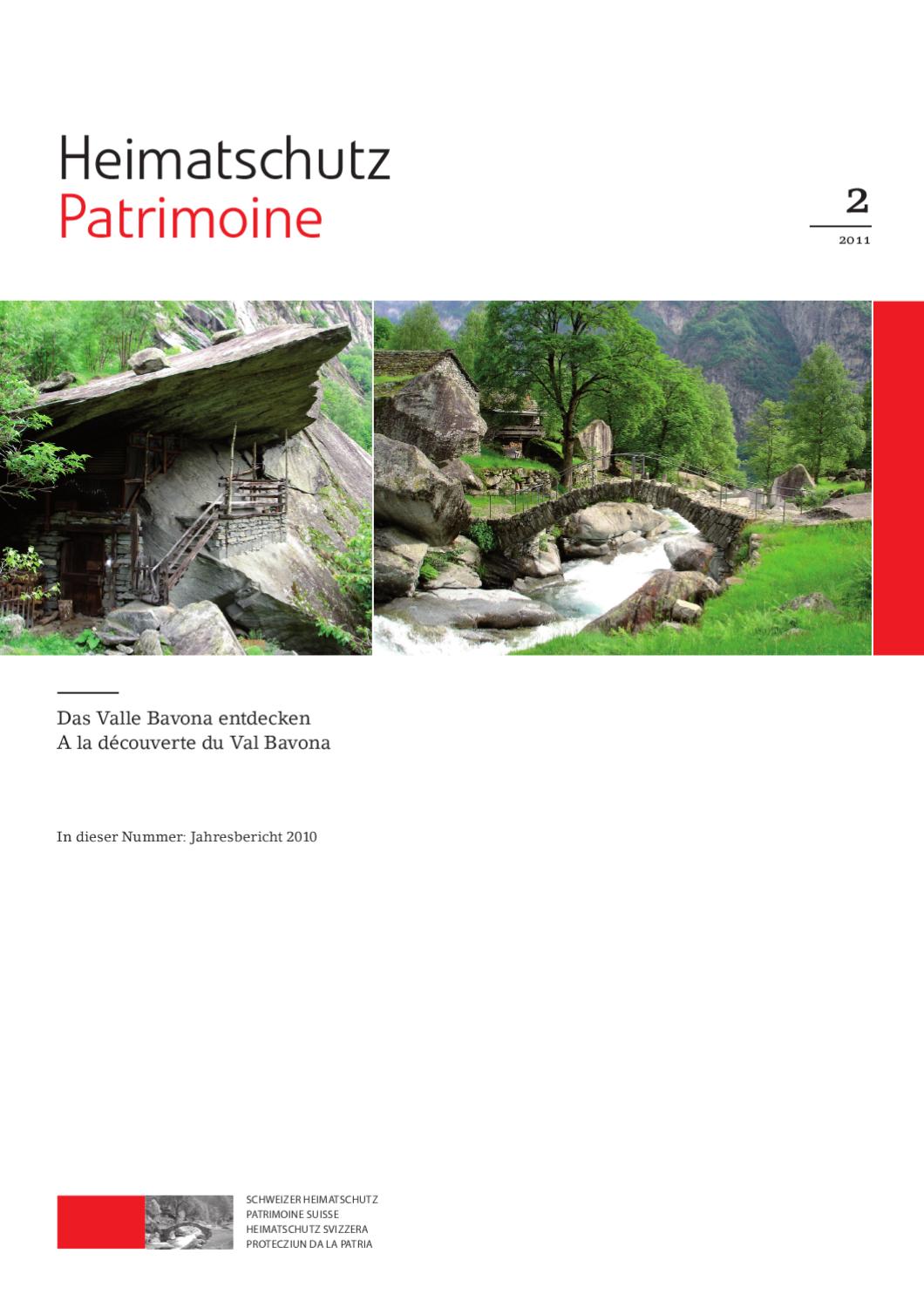 Heimatschutz/Patrimoine, 22011 by Schweizer Heimatschutz Issuu