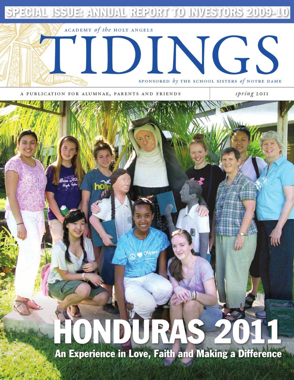 Spring Tidings 2011 by Academy of the Holy Angels - Issuu