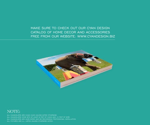Cyan 灯饰目录 2011-2012 第 3 页