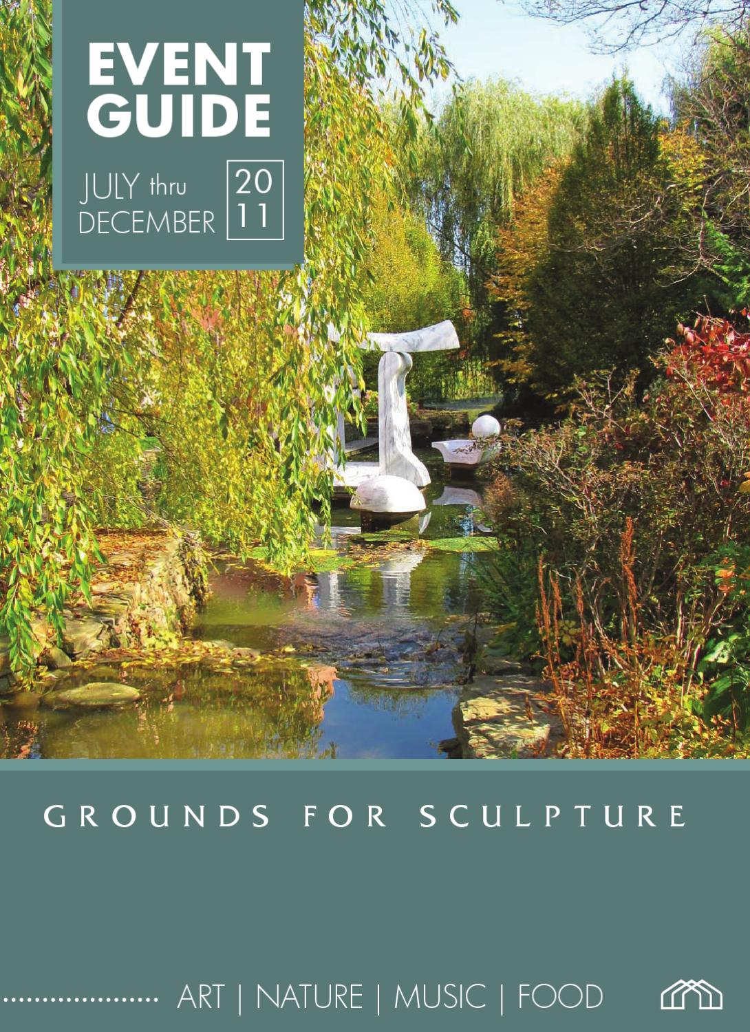 Grounds For Sculpture Event Guide Summer/Fall 2011 by Grounds For