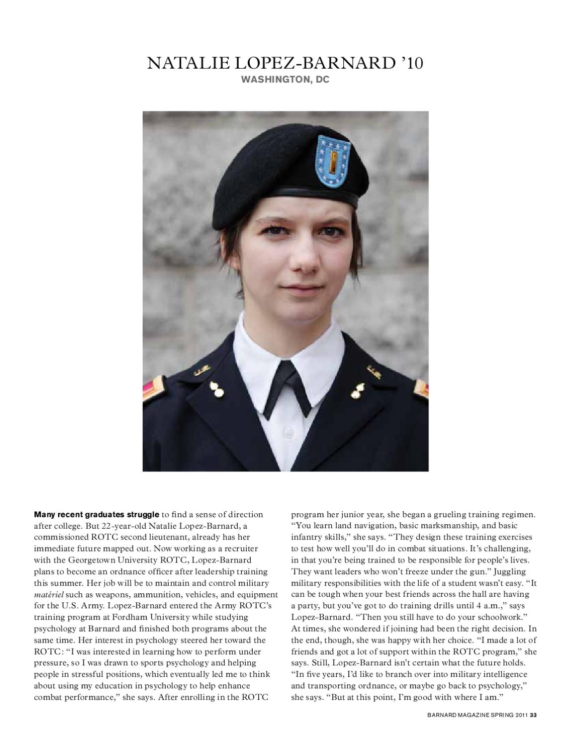 Barnard Magazine Spring 2011 by Barnard College Issuu