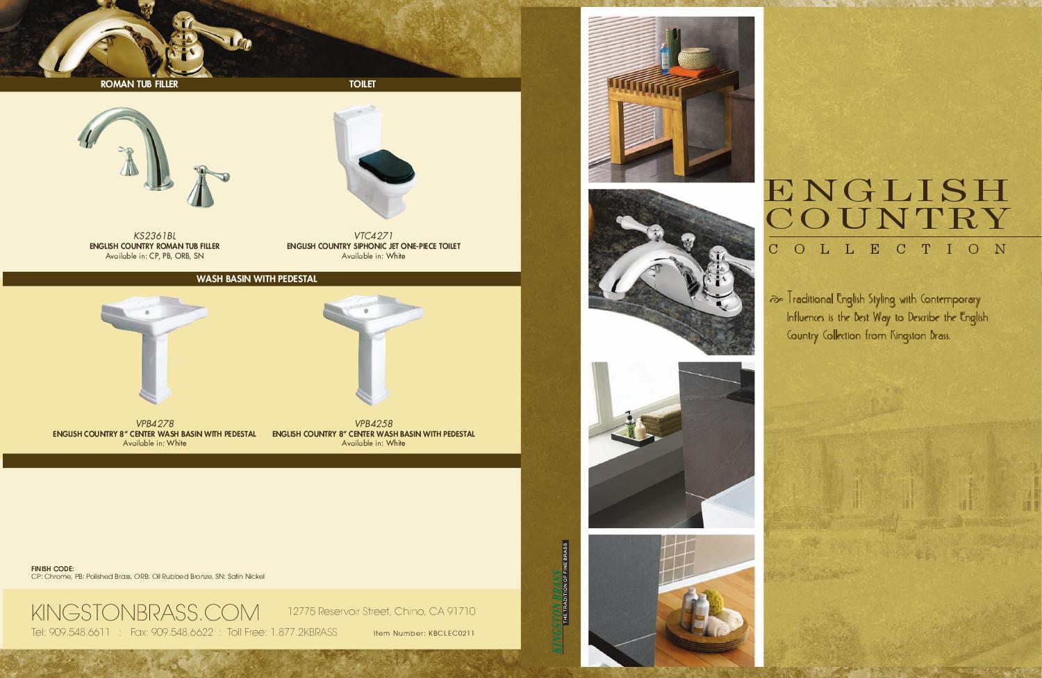 CATALOG English Country Collection Catalog by Kingston Brass Issuu