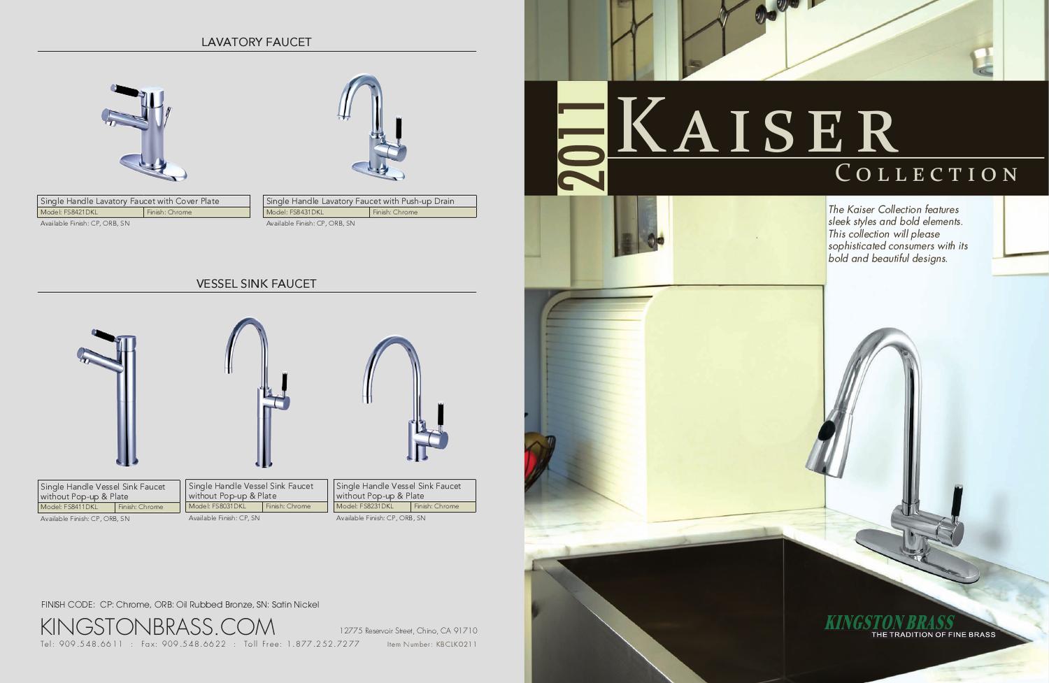 CATALOG Kaiser Collection Catalog by Kingston Brass Issuu