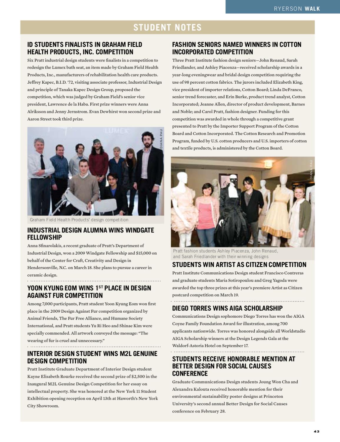 Prattfolio Fal/Winter 2009 "Spaces Issue" by Pratt Institute - Issuu