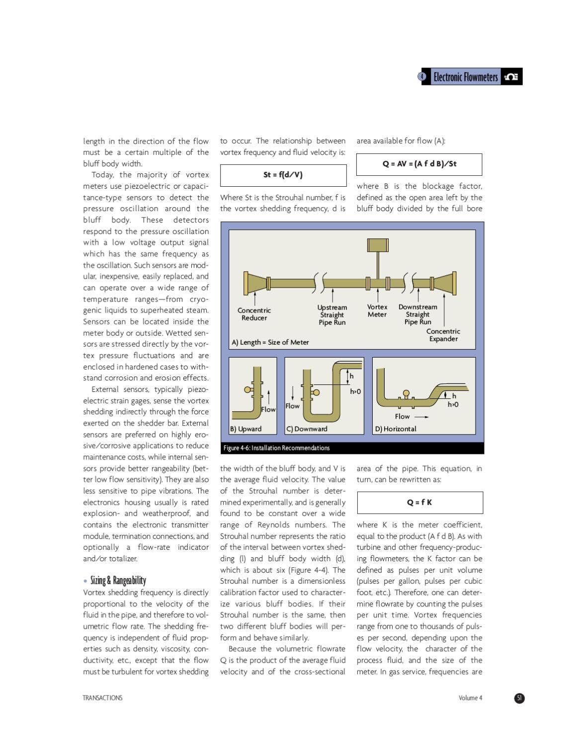 Flow Track Values Quick Reference FLOW AND LEVEL MEASUREMENT TECHNICAL REFERENCE by OMEGA by RMC Process ...