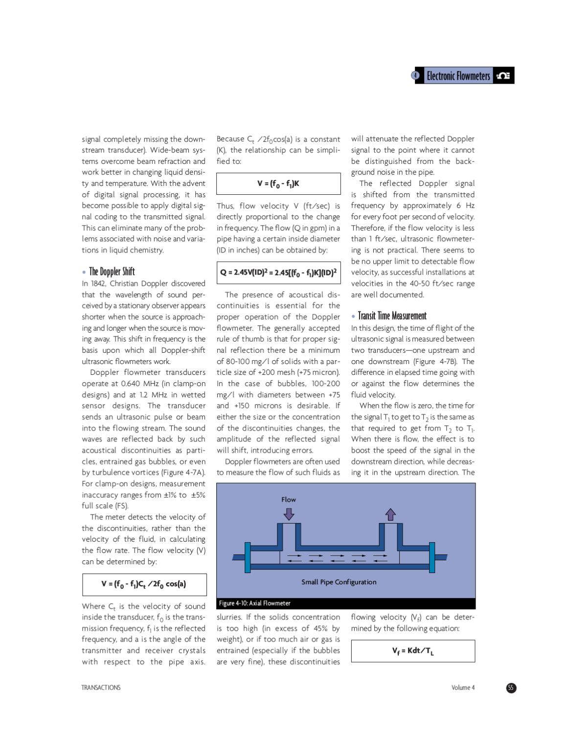 Flow Track Values Quick Reference FLOW AND LEVEL MEASUREMENT TECHNICAL REFERENCE by OMEGA by RMC Process ...