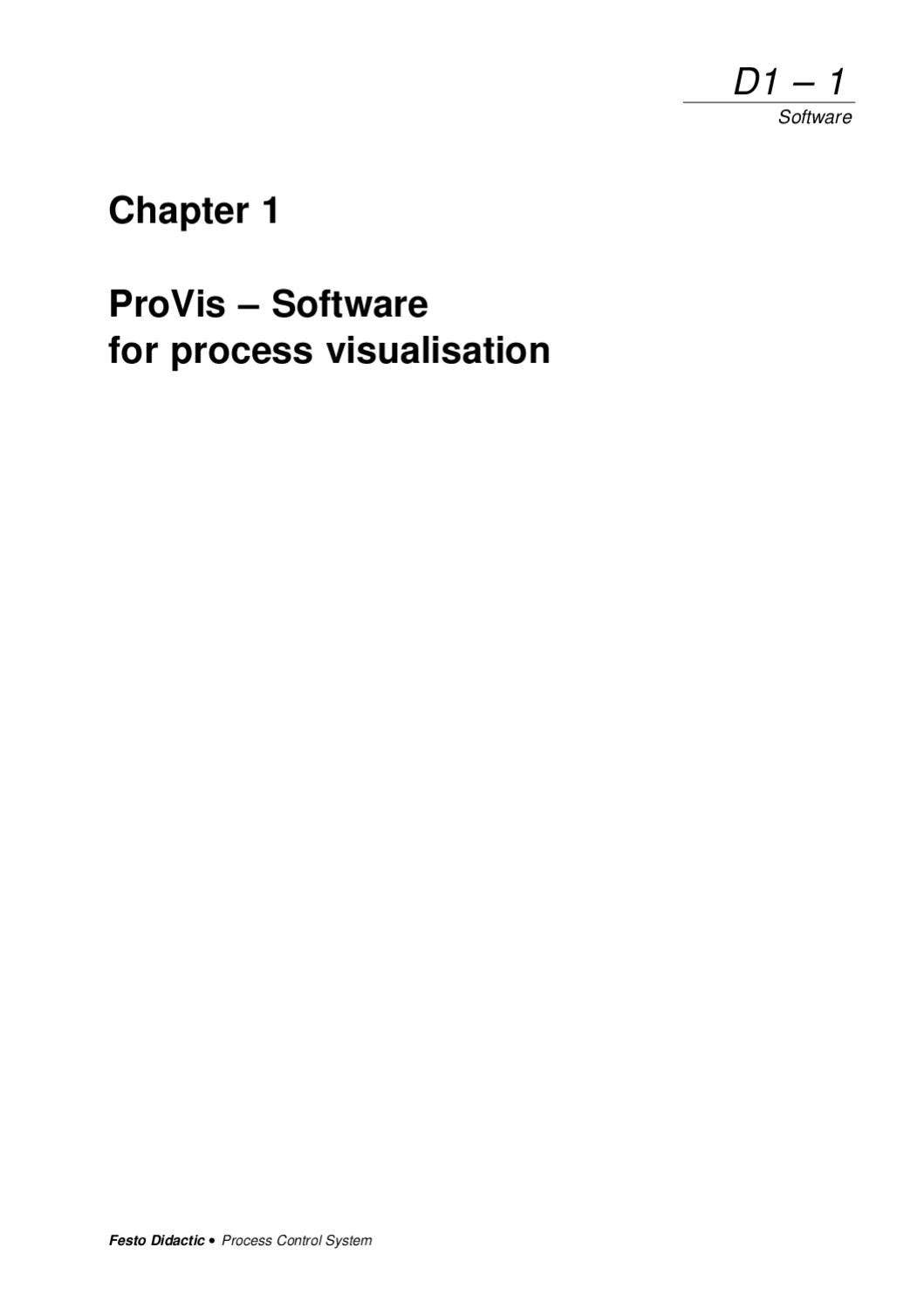 Festo Process Control PROCESS CONTROL SYSTEM WORKBOOK by FESTO by RMC Process Controls ...