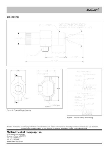 3100E Level Switch Bulletin by RMC Process Controls & Filtration, LLC ...