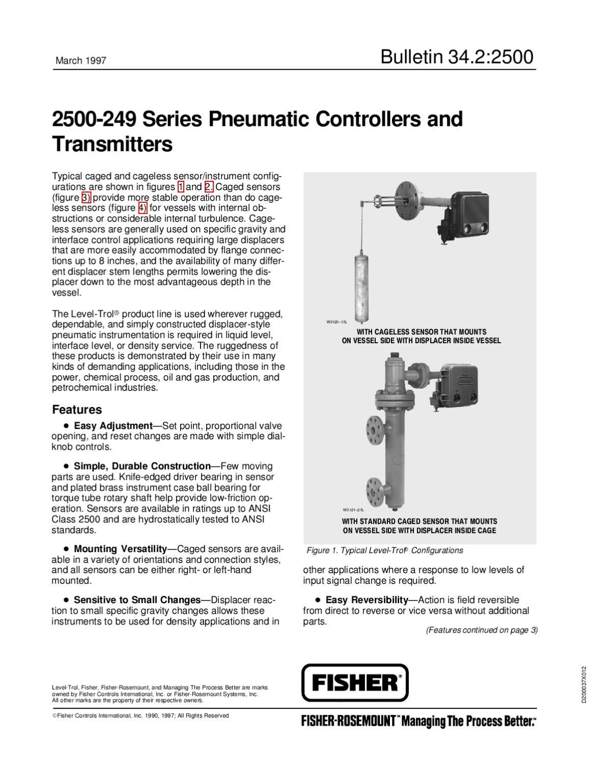 2500-249 Bulletin May 1997 by RMC Process Controls & Filtration, LLC ...