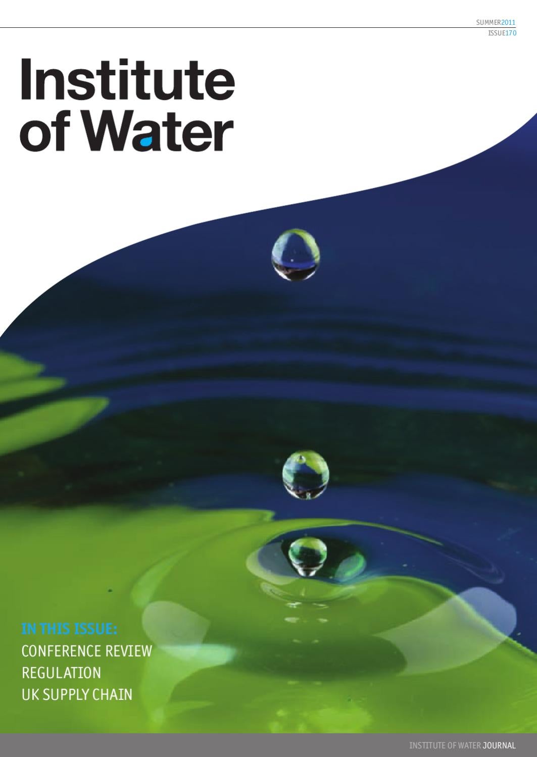 Institute of Water #170 by Distinctive