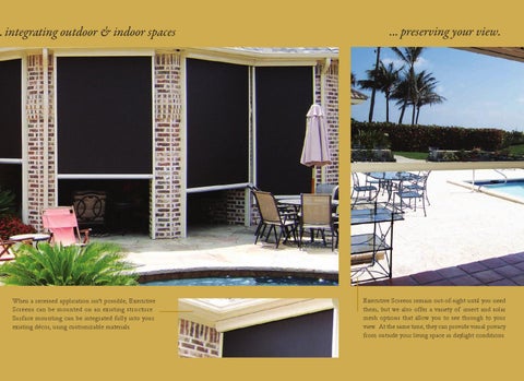 Executive Motorized Retractable Screens 第 7 页