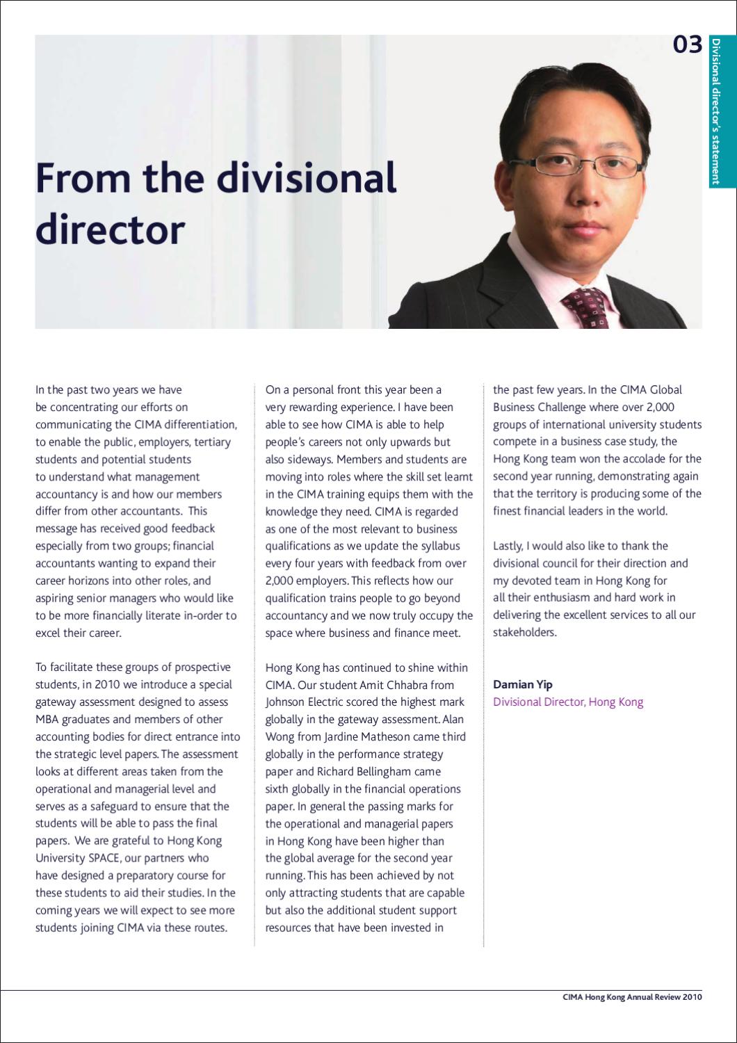 Hong Kong annual report by Chartered Institute of Management Accountants Issuu