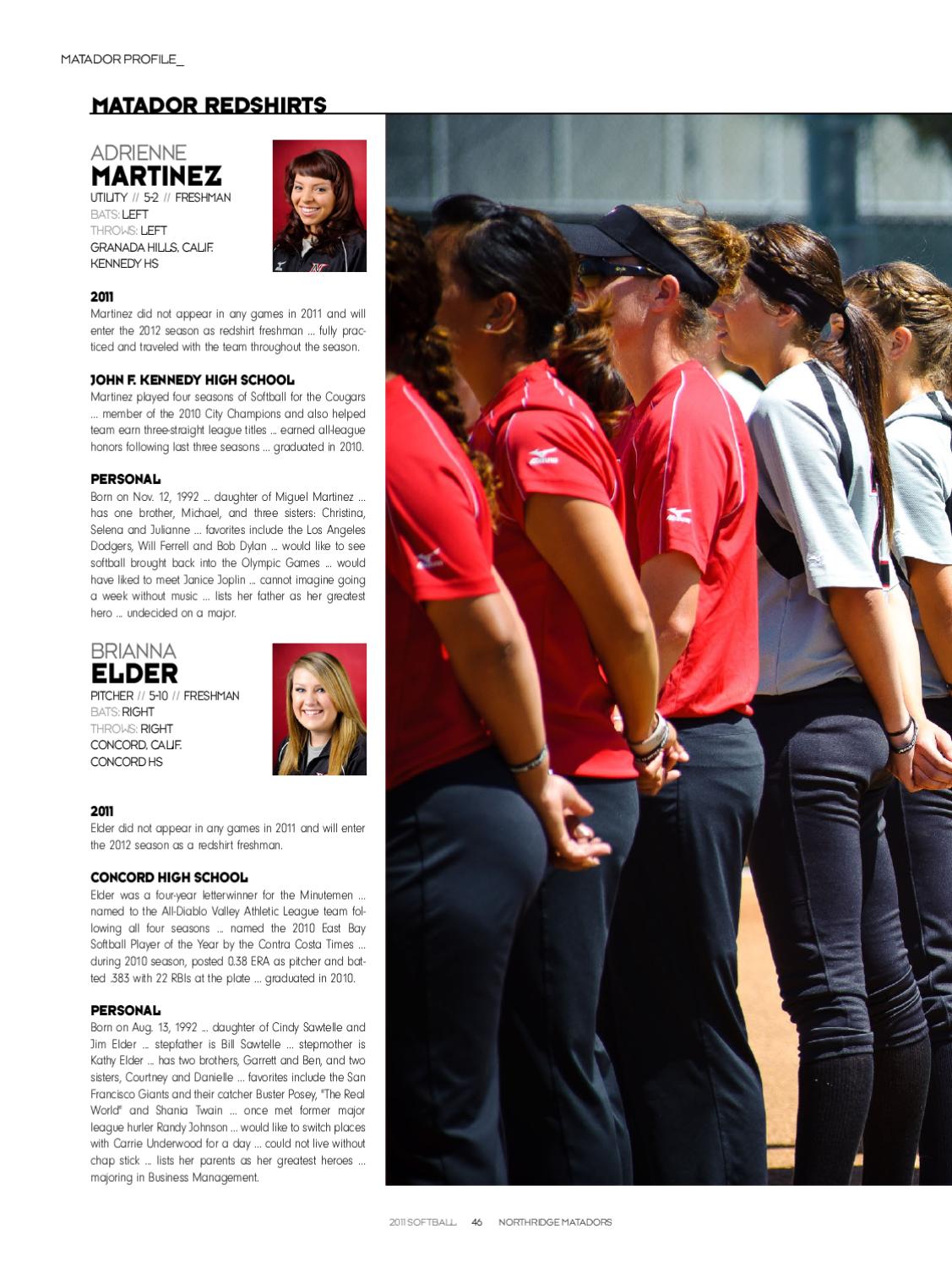 2011 Northridge Softball Yearbook by CSUN Athletics Issuu