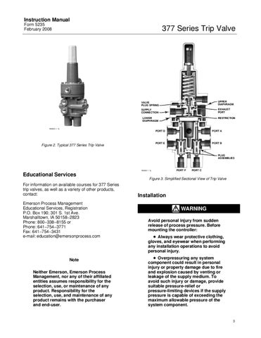 377 Trip Valve Instruction Manual Feb 2008 by RMC Process Controls ...